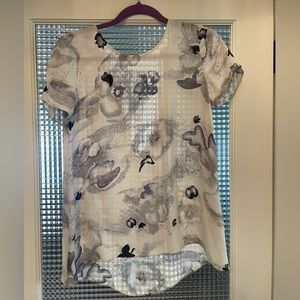 Aritzia silk blouse